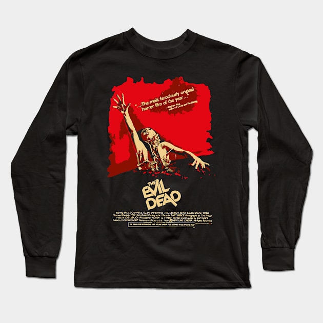 The Evil Dead Movie Long Sleeve T-Shirt by ArtMofid